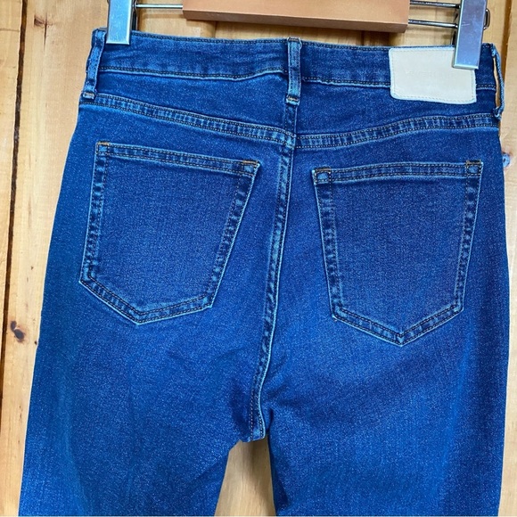 Everlane The Curvy High Rise Skinny Jean Crop Blue Cropped Jeans $121 - Picture 7 of 14